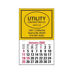 Custom Triumph Calendars Press-N-Stick Standard Calendar - Square