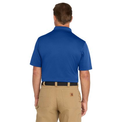 Custom CornerStone Tall Select Snag-Proof Polo - Royal Back View