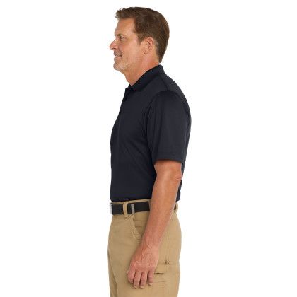 Custom CornerStone Tall Select Snag-Proof Polo - Dark Navy Side View