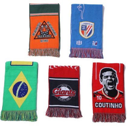 Custom Warm Woven Scarf w/ Tassel - Multicolor 