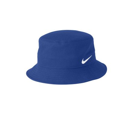 Custom Nike Swoosh Bucket Hat - Game Royal Front View