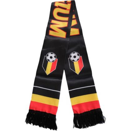 Custom Satin Summer Sublimation Printing Scarf w/ Tassel - Front View Custom Satin Summer Sublimation Printing Scarf w/ Tassel - Front View