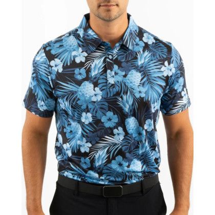 Custom YATTA Golf - Blossom Men's Moisture Wicking Non-Iron Golf Polo Shirts - Embroidery - Hala Kahiki Custom YATTA Golf - Blossom Men's Moisture Wicking Non-Iron Golf Polo Shirts - Embroidery - Hala Kahiki
