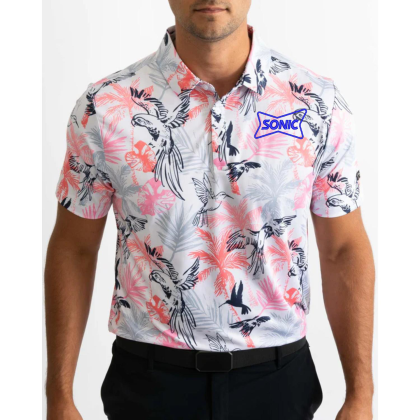 Custom YATTA Golf - Blossom Men's Moisture Wicking Non-Iron Golf Polo Shirts - Embroidery - Birdie Bliss Custom YATTA Golf - Blossom Men's Moisture Wicking Non-Iron Golf Polo Shirts - Embroidery - Birdie Bliss