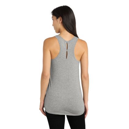 Custom OGIO Women's Luuma Tank - Petrol Grey Back View