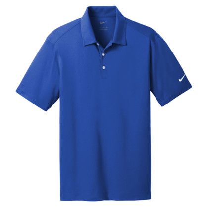 Custom Nike Dri-FIT Vertical Mesh Polo w/ Screen Print 4.4 oz. - Full Color Transfer - Old Royal Custom Nike Dri-FIT Vertical Mesh Polo w/ Screen Print 4.4 oz. - Full Color Transfer - Old Royal