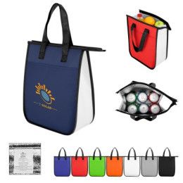 Lola Laminated Non-Woven 6 Can Cooler Bag - All Colors