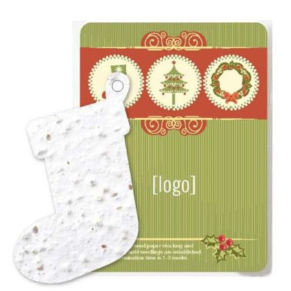 Custom Holiday Seed Paper Shape Mini-Gift Pack - Design L