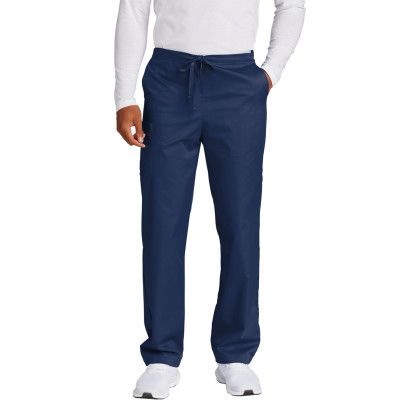 Custom - Wink Unisex Short WorkFlex Cargo Pant - Navy Front View 