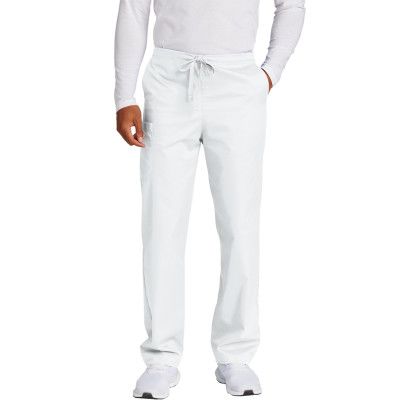 Custom - Wink Unisex Short WorkFlex Cargo Pant - White Front View 