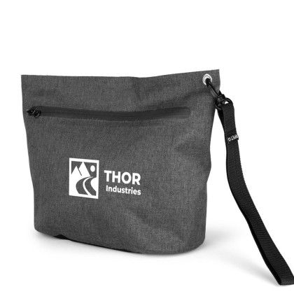 Custom TravelMate Waterproof Pouch - Black Side View Custom TravelMate Waterproof Pouch - Black Side View