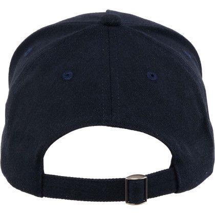 Custom Recycled Cotton Twill 5 Panel Ballcap - Navy Back View Custom Recycled Cotton Twill 5 Panel Ballcap - Navy Back View