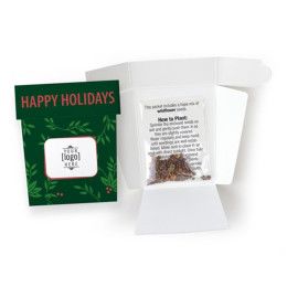 Custom Holiday - Planter Pot Seed Packet - Design C