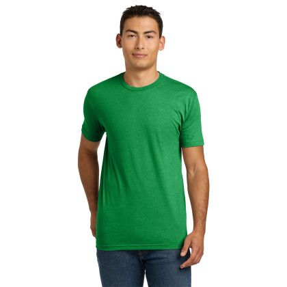 Custom Next Level Apparel Adult CVC Tee - Kelly Green Front View 