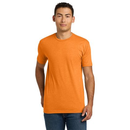 Custom Next Level Apparel Adult CVC Tee - Orange Front View 