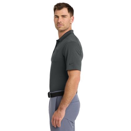 Custom Nike Dri-FIT Micro Pique 2.0 Pocket Polo - Antracite Side View