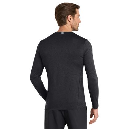 Custom OGIO Long Sleeve Pulse Crew - Blacktop Back View