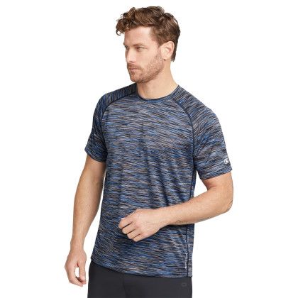 Custom OGIO Verge Crew - Electric Blue Space Dye Front View Custom OGIO Verge Crew - Electric Blue Space Dye Front View