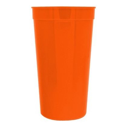 Custom Super Size 32 oz. Stadium Cup - Orange