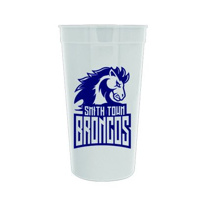 Custom Super Size 32 oz. Stadium Cup - White