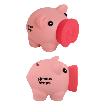 Custom Piggy Bank - Light Pink