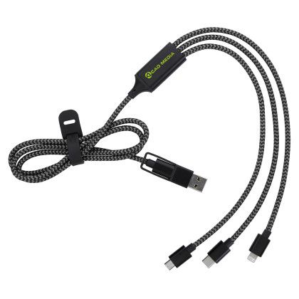 Custom Good Value All-Over Charging Cable 2A - Gray