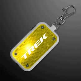 Custom Clip-On Light Yellow Safety Blinkers, Keychain Flashlight - Yellow with White Custom Clip-On Light Yellow Safety Blinkers, Keychain Flashlight - Yellow with White