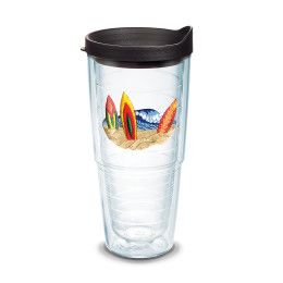 Custom Tervis Classic Tumbler Embroidered Emblem - 24 oz. - Black
