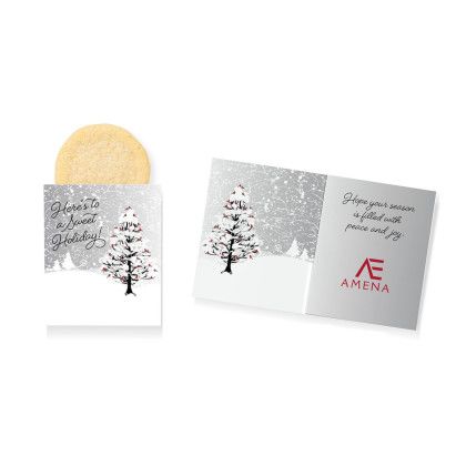 Custom Single Sugar Cookie Mini Sweeter Card Cardinals