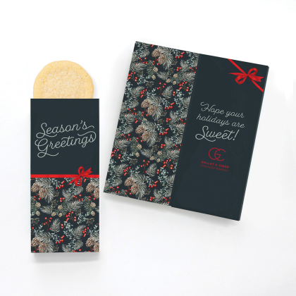 Custom Boughs & Berries Sweeter Cards with Sugar Cookies