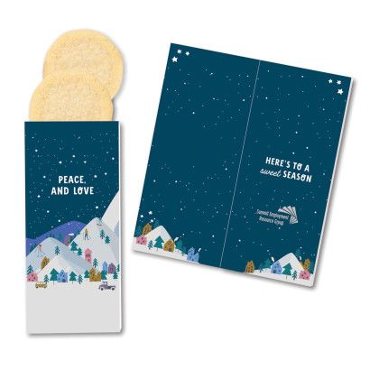 Custom Peace and Love Sweeter Cards with Sugar Cookies