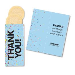 Custom Thank you Sweeter Cards with Sugar Cookies