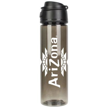Custom 24 oz Plastic Water Bottle - Black Custom 24 oz Plastic Water Bottle - Black