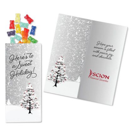 Custom Cardinals Sweeter Cards with Albanese Gummi Bears