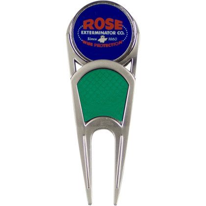 Custom Lite Touch Divot Tool - Matte Green