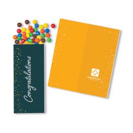 Custom Congratulations Sweeter Cards with Candy Coated Chocolate Bitz