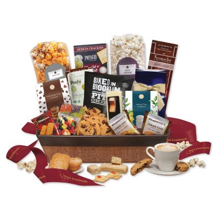 Custom Perfectly Delightful Gift Basket - Burgundy