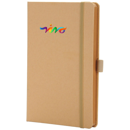 Custom Full Color Saratoga Kraft Journal 8.25" x 5.5" - Kraft Side View Custom Full Color Saratoga Kraft Journal 8.25" x 5.5" - Kraft Side View