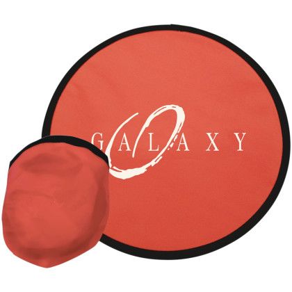 Custom Flying Disc With Pouch - Red 