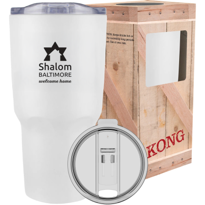 Custom 30 oz Vacuum Insulated Tumbler - Body White 