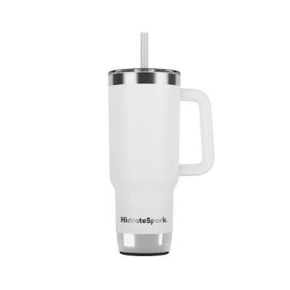 Custom HidrateSpark PRO 2 Smart Tumbler - 30 oz - White 