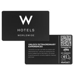 Custom Elify Tap Classic Digital Business Card - PVC - Black Custom Elify Tap Classic Digital Business Card - PVC - Black