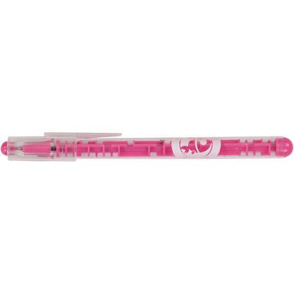 Custom Puzzler Pen with Cap - Pink Custom Puzzler Pen with Cap - Pink