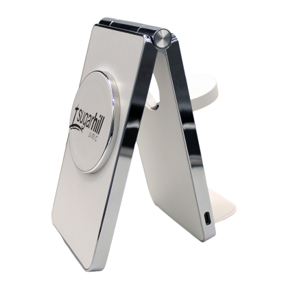 Custom iDock Elevate Multi Wireless Charger - White Custom iDock Elevate Multi Wireless Charger - White