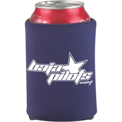Custom Collapsible Foam Can Cooler Holder-2 Sides - Purple 