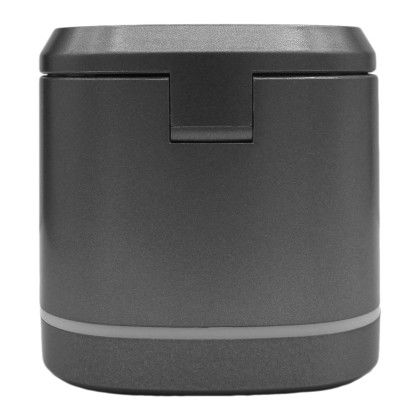 Custom iDock Station Multi Wireless Charger - Gray Front View 