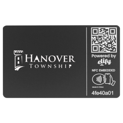 Custom Elify Tap Webkey Card-PVC - Black 