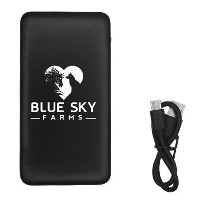Custom iPowerPlus ULTRA Slim 5,000mAh 4-in-1 Power Bank - Black