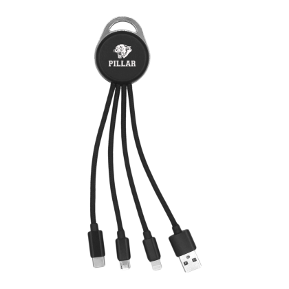 Custom iMulti Cable Keyring - Black