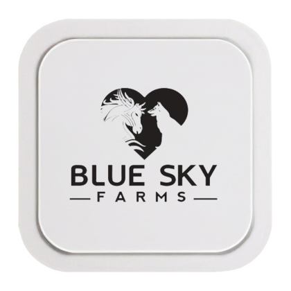 Custom iSquare Plus 5W Wireless Combo Charger - White